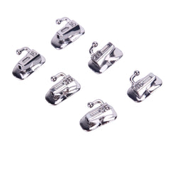 Tubo bucal AZDENT para primer molar, cementable, dividido, no convertible, Roth 0.022, 20 juegos/caja