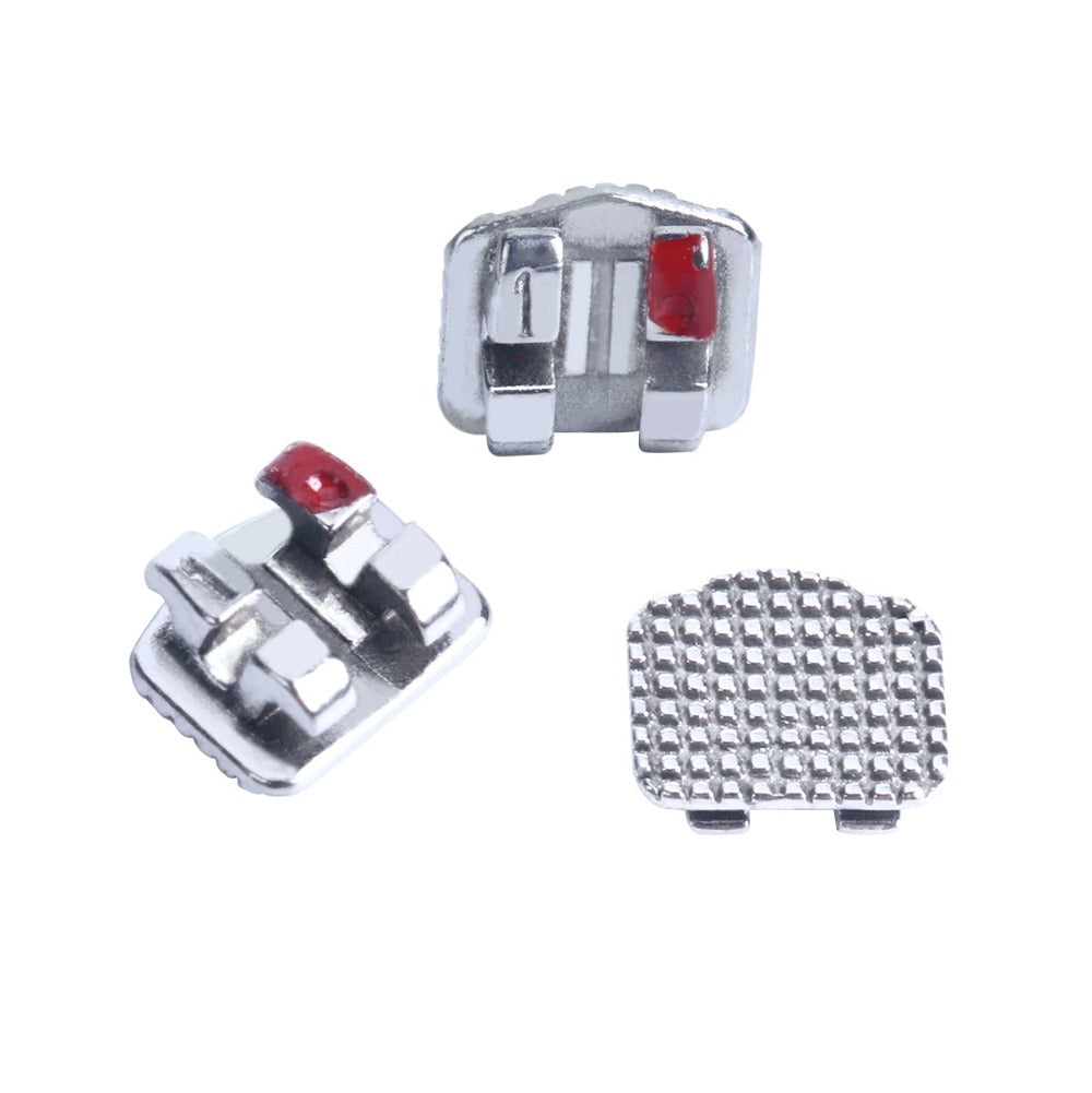 AZDENT Dental Metal Brackets Mini Roth .018 MIM Monoblock Hooks on 345 400pcs/Box