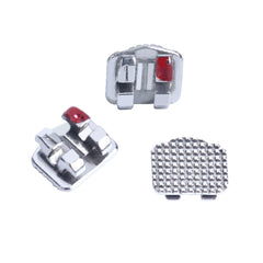 AZDENT Dental Metal Brackets Mini Roth .018 MIM Monoblock Hooks on 345 400pcs/Box