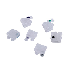 AZDENT Ceramic Brackets Roth .018 Mesh Base 345/Hooks 20/Box