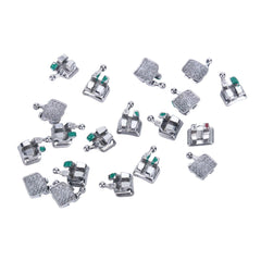 1000pcs AZDENT Dental Metal Brackets Monoblock Mini Roth/MBT .022 Hooks On 345 50 Sets/Box