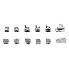 AZDENT Dental Self Ligating Mini Bracket MBT .022 Hooks on 345 With 4 Buccal Tube 24pcs/Box