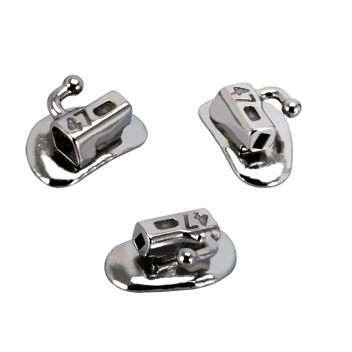 AZDENT Buccal Tube 2nd Molar Bondable Split Non-Convertible Roth 0.018 50Sets/Bx