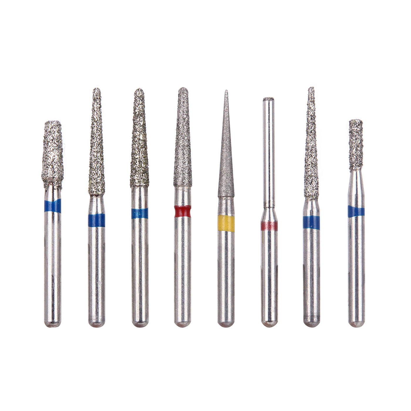Набор для препарирования молярных зубов AZDENT Dental Diamond Bor FG-113, 8 шт./комплект