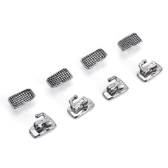Tubo bucal AZDENT para primer molar, monobloque cementable, no convertible, Roth 0.022, marcado láser, 20 juegos/caja