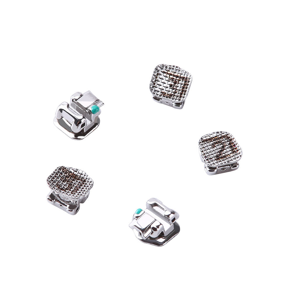 AZDENT Metal Self-Ligating Brackets Full Sizes Movable Hook Auxiliary Hole With Buccal Tube 28pcs/Box