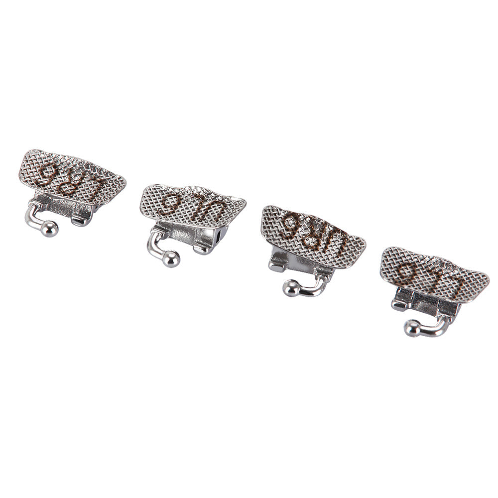 Tubo bucal AZDENT para primer molar, convertible y adherible U1L1 MBT 0.022, 4 unidades