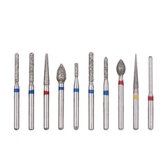 AZDENT Dental Diamond Bur FG-112 Crown Preparation Anterior Teeth Kit 10pcs/Kit