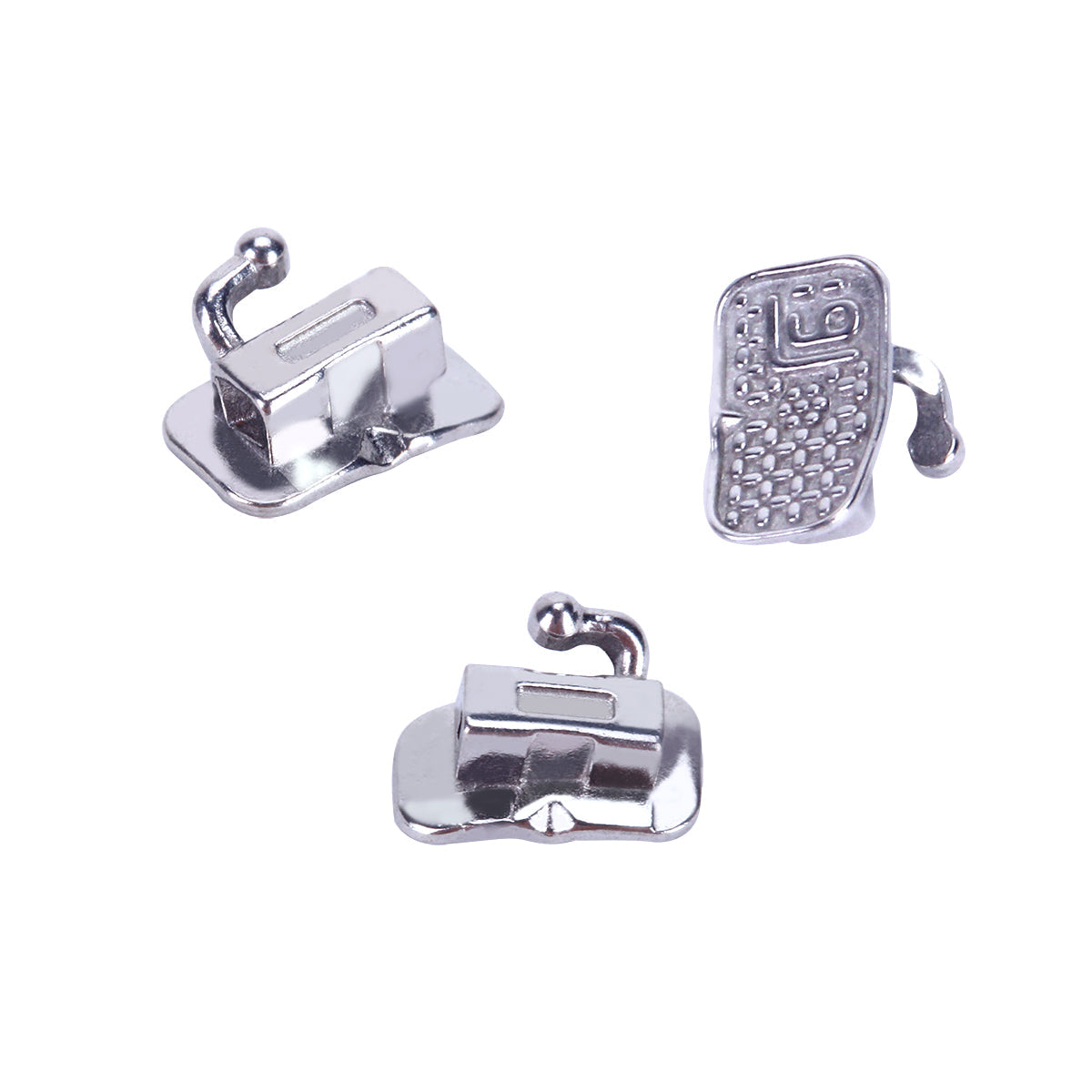 Tubo bucal AZDENT para primer molar, cementable, MIM, monobloque no convertible, Roth 0.018, 20 juegos/caja