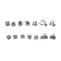 AZDENT Dental Self-Ligating Metal Brackets Roth .022 Hooks on 345 with Tools 28pcs/Box