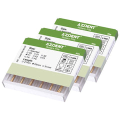 AZDENT Dental NITI Rotary Engine Files Heat Activated 25mm F1 6pcs/Pk