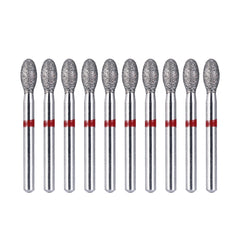AZDENT Diamond Bur FG 379-023F Football Red 10pcs/Kit