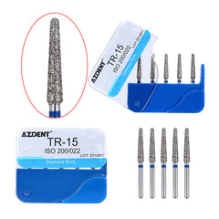 100pcs AZDENT Dental Diamond Burs FG 1.6MM 20 Model/Kit