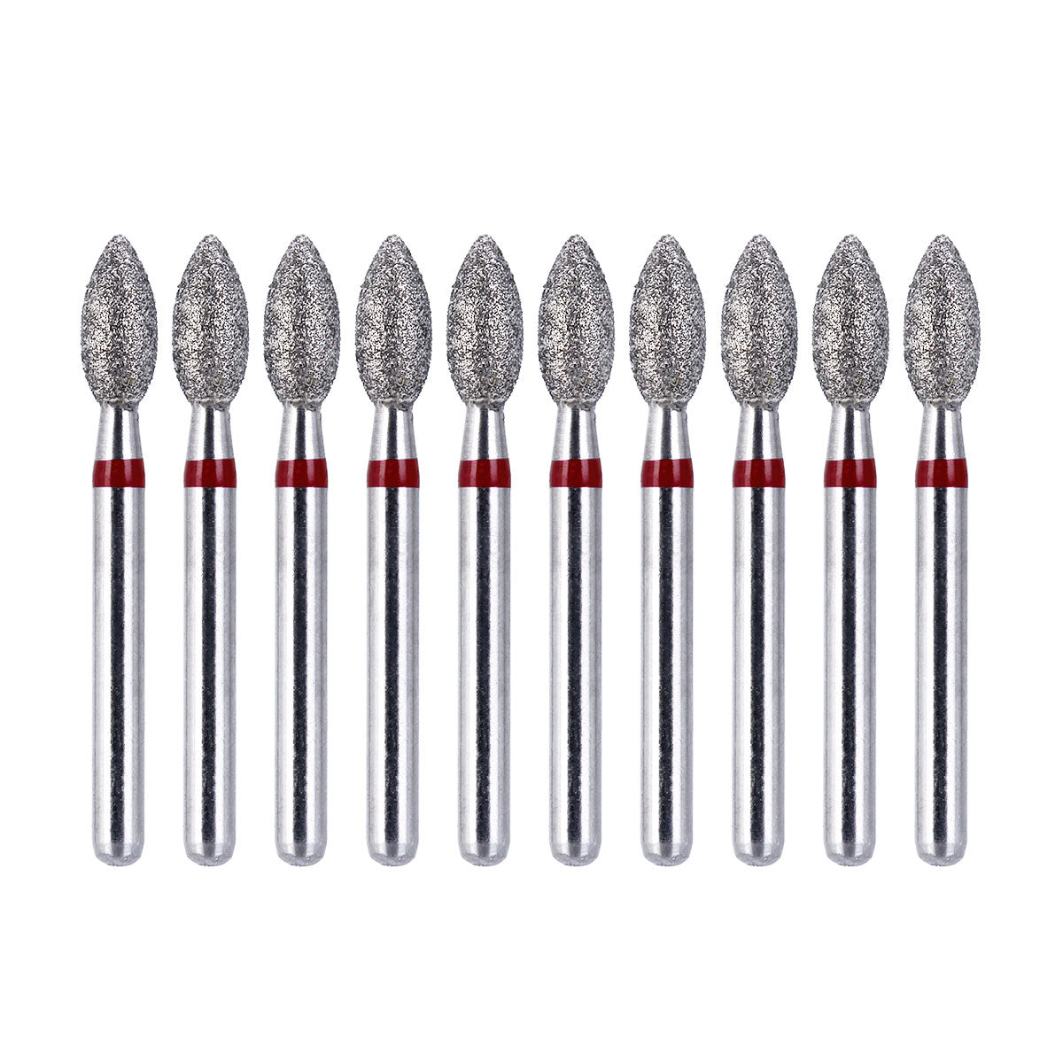 AZDENT Diamond Bur FG 368-023F Football Red 10pcs/Kit