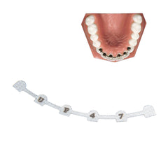 AZDENT Lingual Retainer Bonding Splits U#38-47 & L#29-37 With Mark 10/Bag
