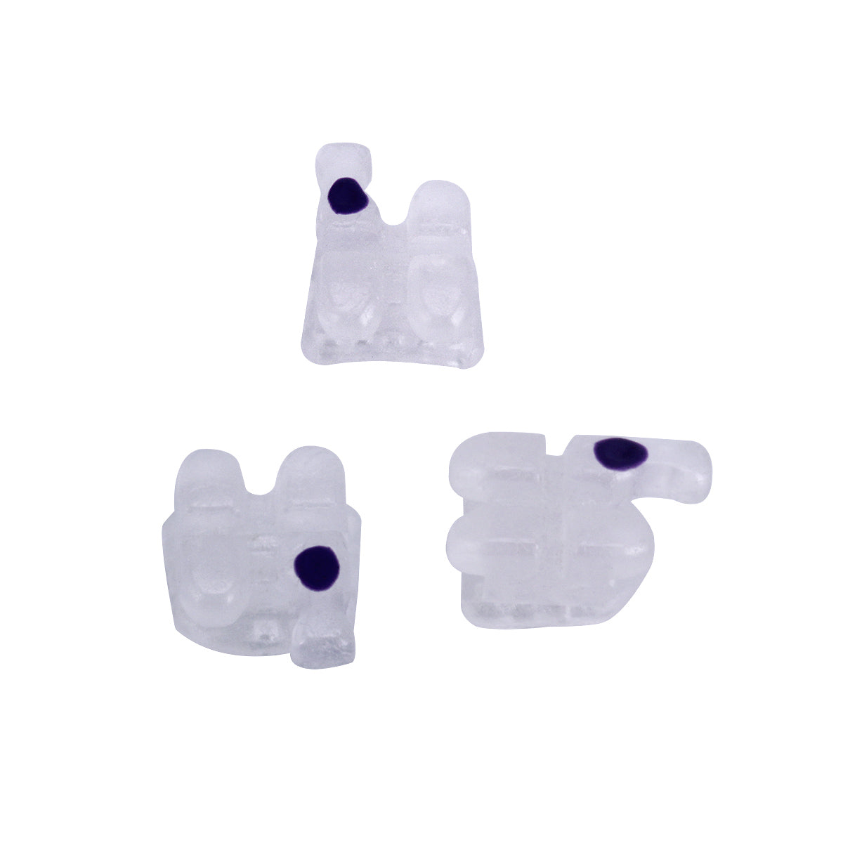 AZDENT Ceramic Brackets Roth .018 Mesh Base 345/Hooks 20/Box