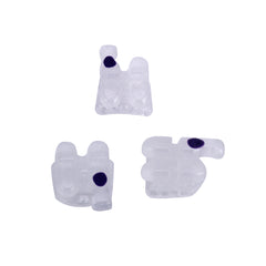 AZDENT Ceramic Brackets Roth .018 Mesh Base 345/Hooks 20/Box