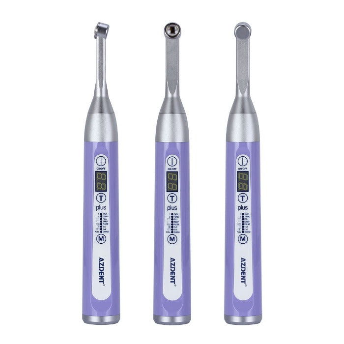 AZDENT Curing Light Wireless LED 1 Second Broad Spectrum 385-515nm 7 Modes 2500mW/cm²