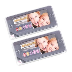 Dental Ceramic Bracket Monocrystalline Sapphire Roth .018 Hooks on 345 20pcs/Box