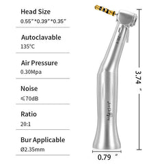 Dental Implant Reduction 20:1 Low Speed Contra Angle Handpiece Push Button