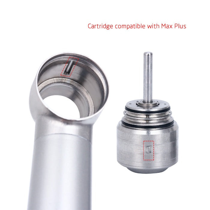 AZDENT Push Button High Speed Handpiece Ceramic Four Way Spray Clean Head