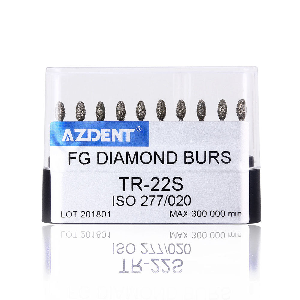 AZDENT FG Diamond Burs TR-22S 10pcs/Box