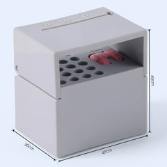 Dental 20 Holes Endo Files Disinfection Box With Memory Holder & Measuring Counter