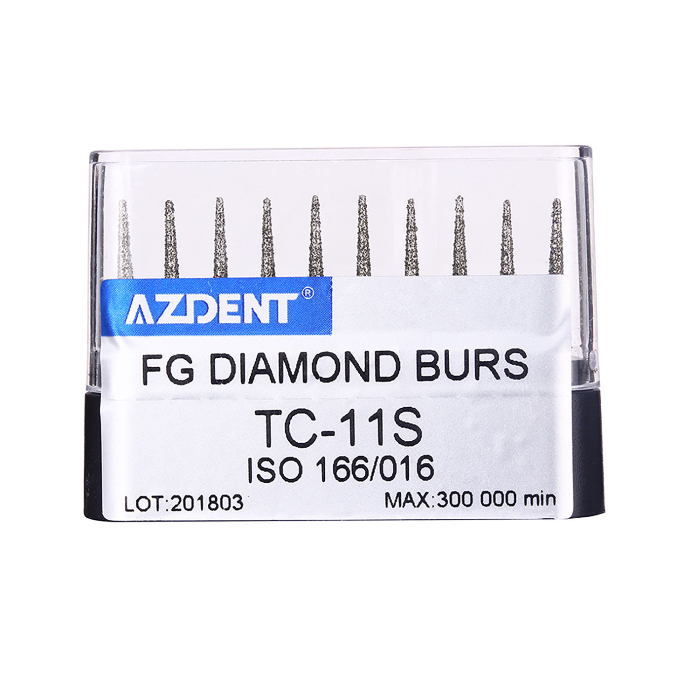 AZDENT FG Diamond Burs TC-11S 10pcs/Box