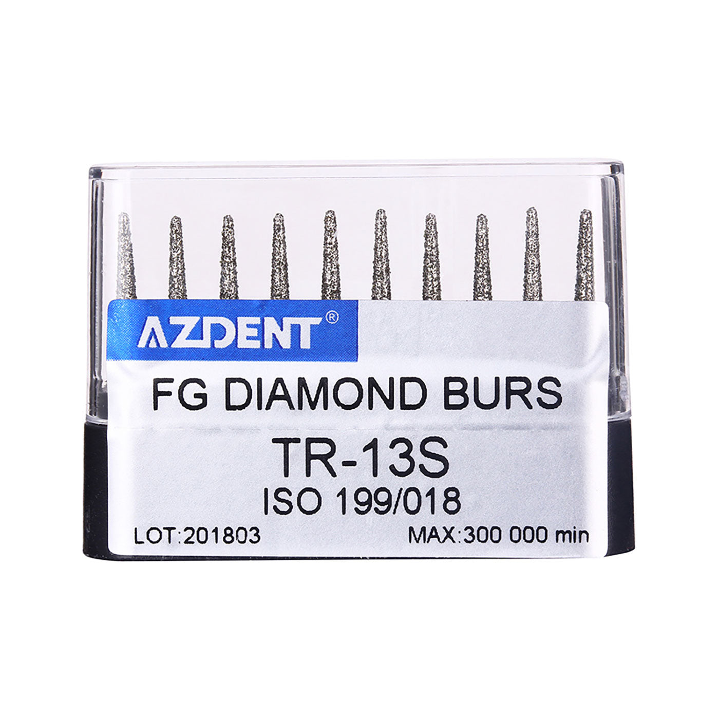 Алмазные боры AZDENT FG TR-13S 10 шт./коробка