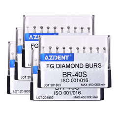 AZDENT FG Diamond Burs BR-40S 10pcs/Box