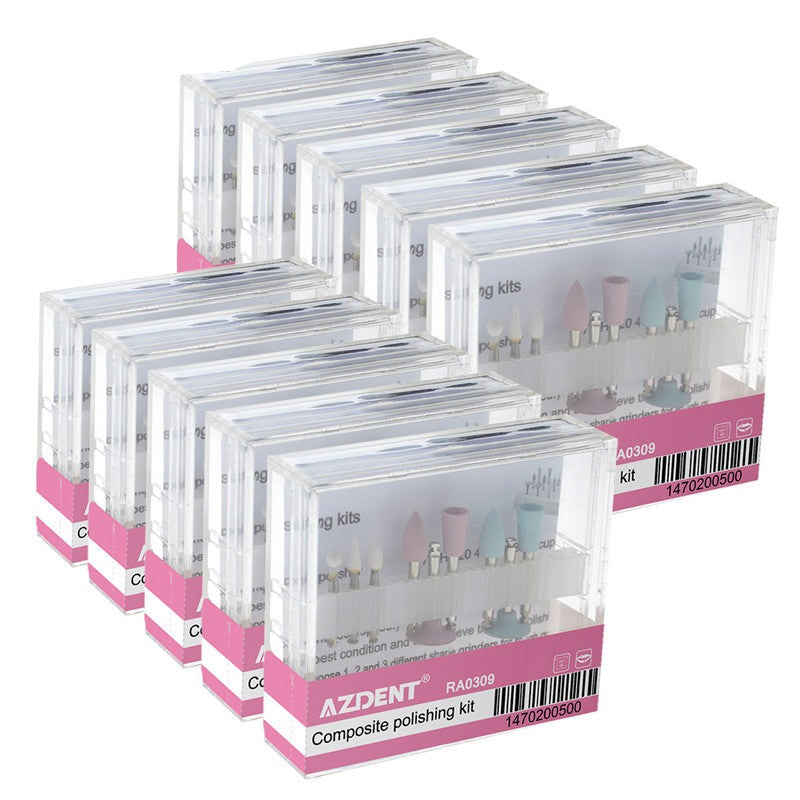 AZDENT Dental Composite Polishing Kit RA 0309 9pcs/Kit