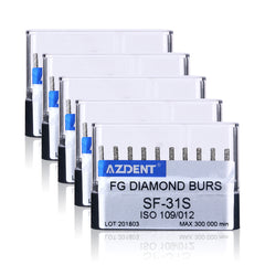 AZDENT FG Diamond Burs SF-31S 10pcs/Box