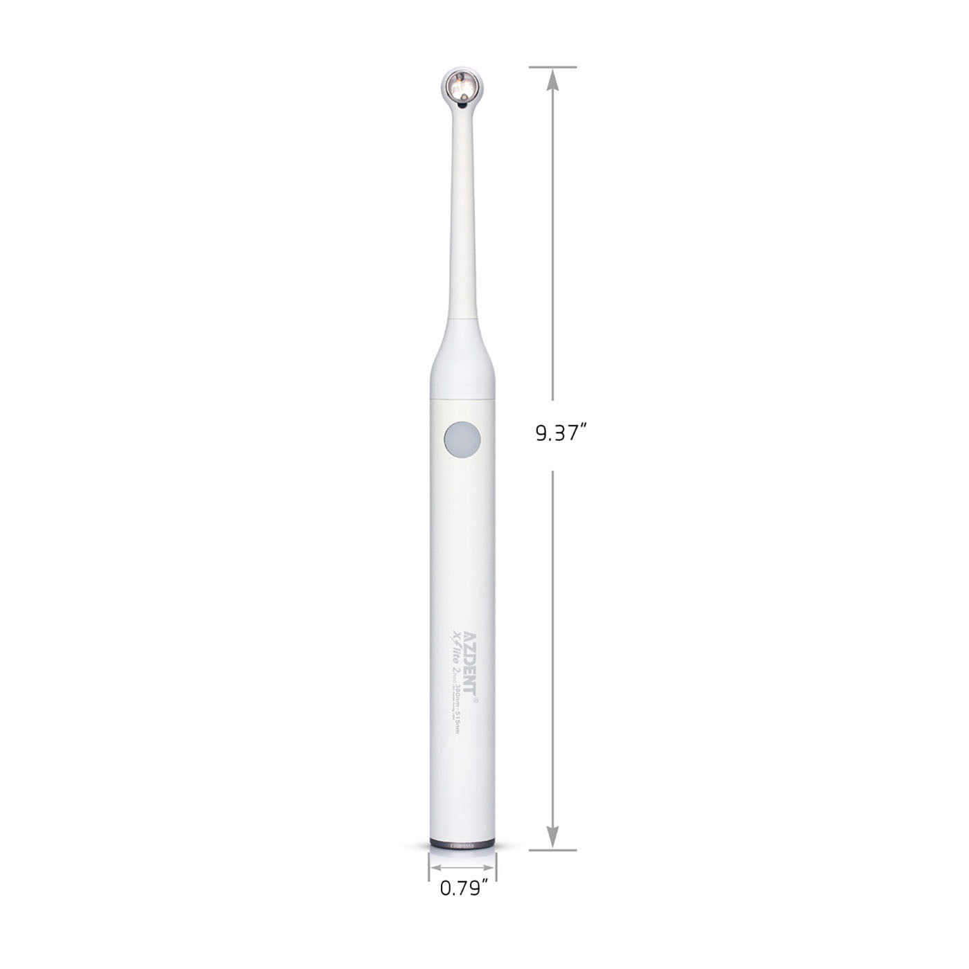 AZDENT LED Curing Light Wireless Wide Spectrum 385-515nm 2300mW/Cm² High Power Easy Operation