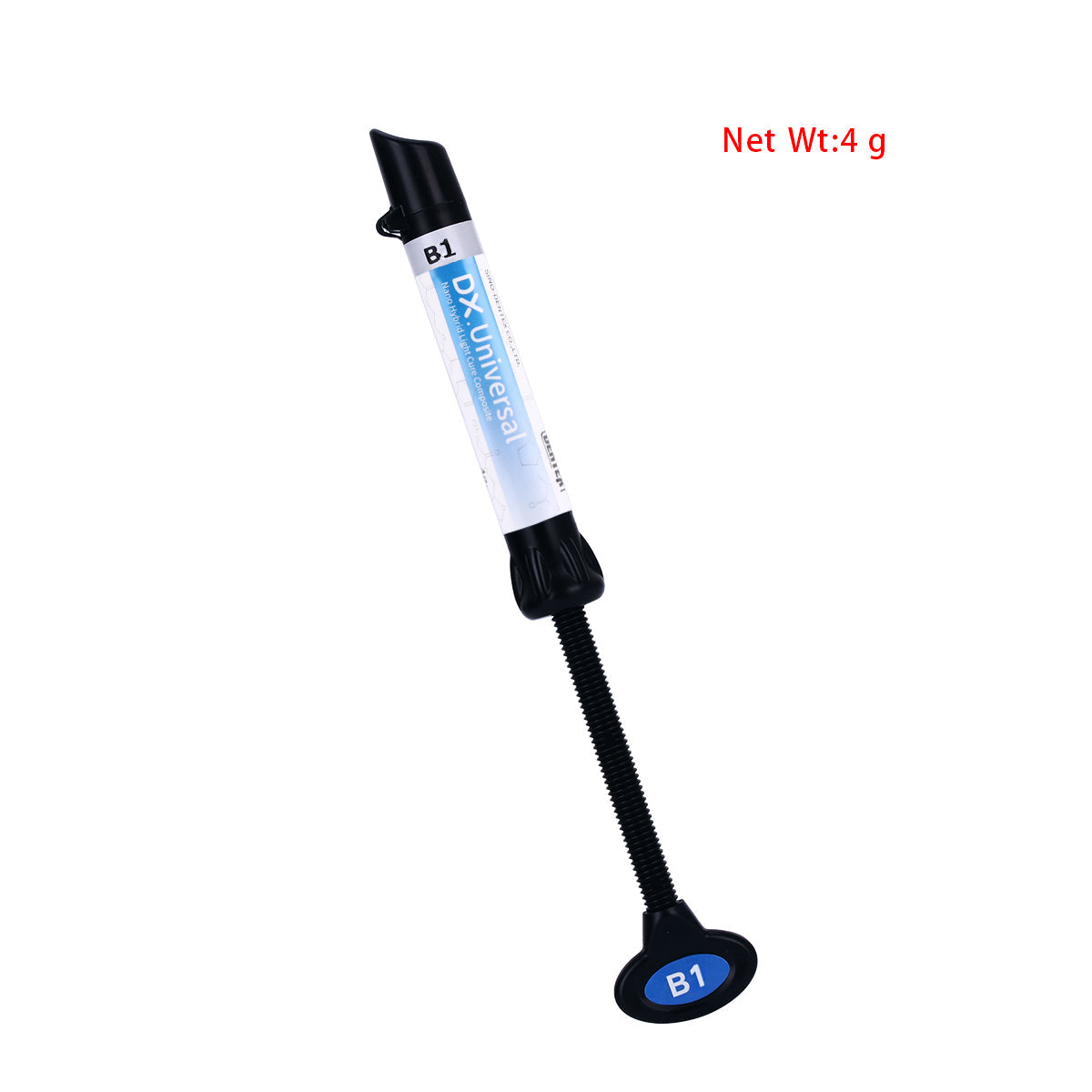 Dental Universal Nano Hybrid Light Cure Composite Resin A1/A2/A3/A3.5/B1/B2 4g Syringe