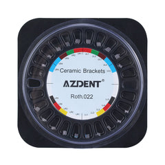 Керамические брекеты AZDENT Roth .022 крючки 345 20 шт./коробка