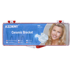 Керамические брекеты AZDENT с сетчатой ​​основой MBT .022 345/крючки 20 шт./коробка