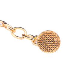 AZDENT Dental Traction Chain Gold Plated Round Buttons with Chain 10/Bag