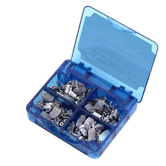 Tubo bucal AZDENT para primer molar, monobloque cementable, no convertible, Roth 0.022, 20 juegos/caja