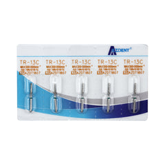 AZDENT Diamond Bur FG TR-13C Taper Round End Cone 5pcs/Pack