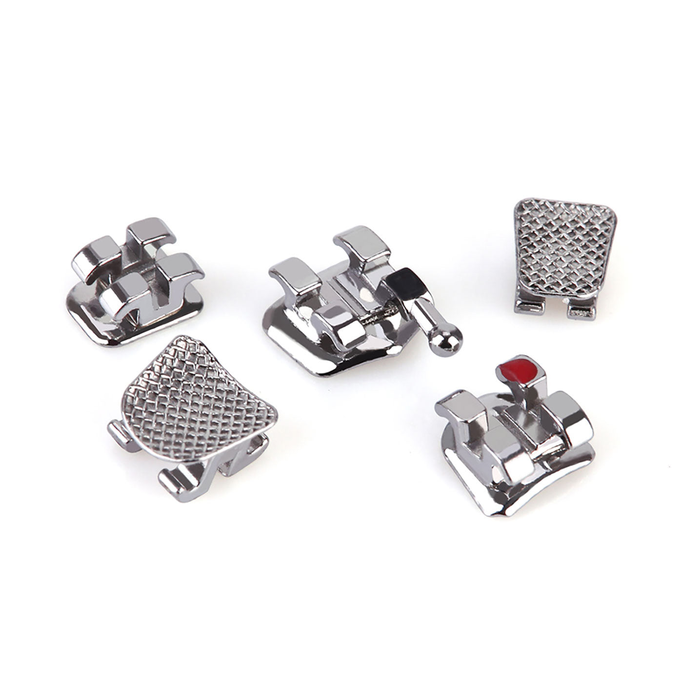 Металлические брекеты AZDENT Dental Standard Roth Slot .022 крючки по 3 шт./уп. 20 шт.