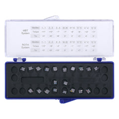 AZDENT Dental Orthodontic Ceramic Brackets Mesh Base Full Size 20pcs/Box