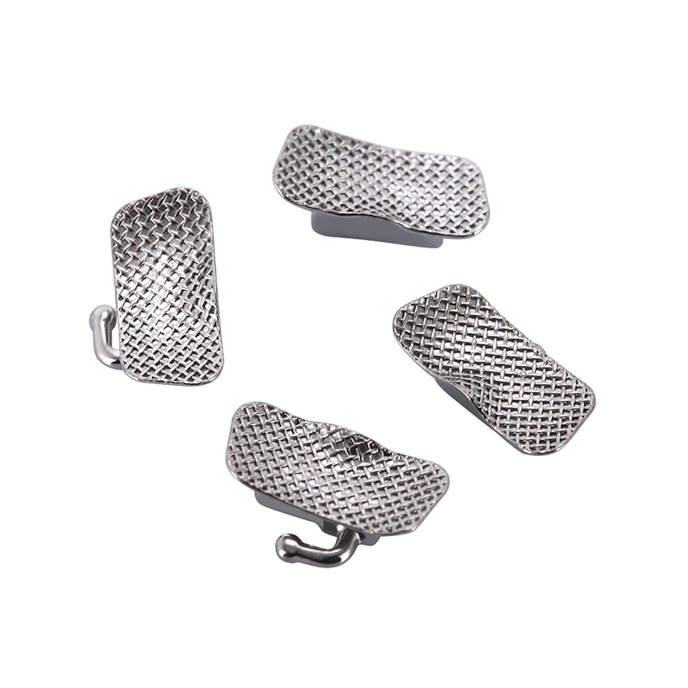 Tubo bucal AZDENT para primer molar, no convertible, MBT 0.022, marcado láser, cuadrantes surtidos (UR, UL, LL y LR), 4 unidades por bolsa
