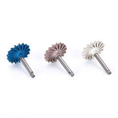 AZDENT Dental Polishing Kit Composite Ceramic Zircon Rubber Wheel 6pcs/Kit