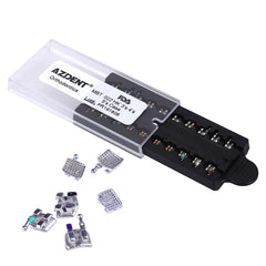 AZDENT Dental Metal Brackets Monoblock Mini MBT .022 Hooks on 345 20pcs/Kit