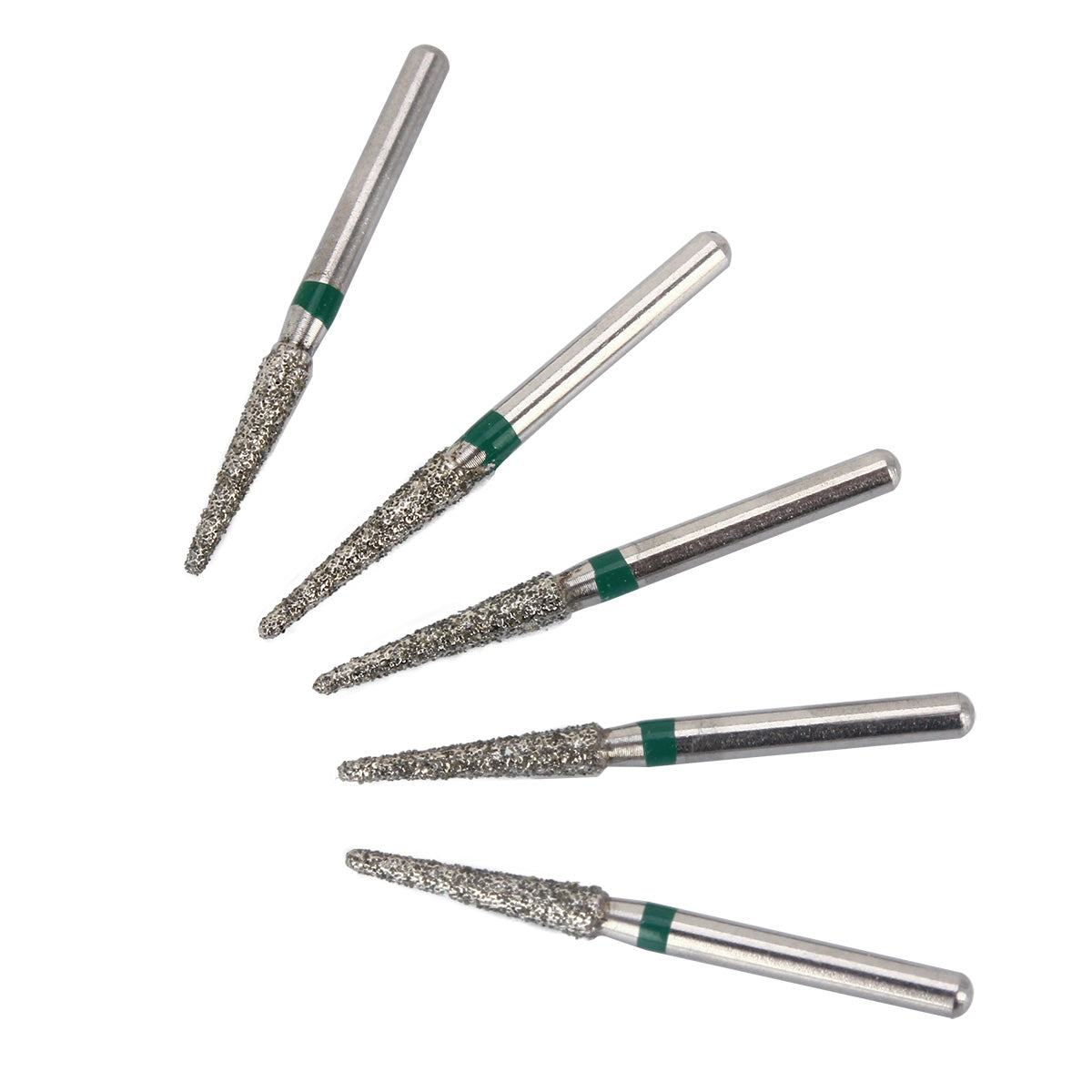 AZDENT Diamond Bur FG TR-13C Taper Round End Cone 5pcs/Pack