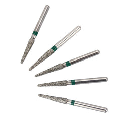 AZDENT Diamond Bur FG TR-13C Taper Round End Cone 5pcs/Pack