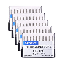 AZDENT FG Diamond Burs SF-12S 10pcs/Box
