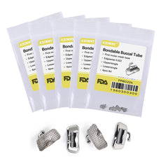 AZDENT Buccal Tube 1st Molar Bondable Non-Convertible Edgewise 0.022 4/Bag