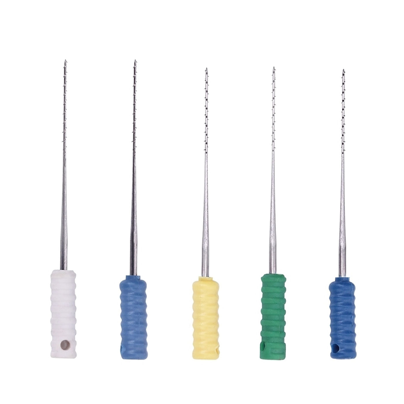 AZDENT Dental Barbed Broaches Files Stainless Steel 25mm 10/Pk