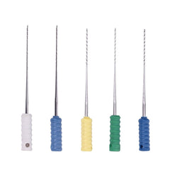AZDENT Dental Barbed Broaches Files Stainless Steel 25mm 10/Pk